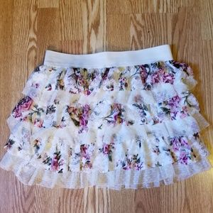 Small Cute flower pattern skirt